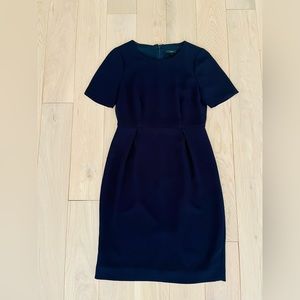 J Crew Short Sleeve Suiting Dress